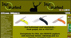 Desktop Screenshot of jagtmarked.dk
