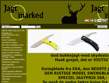 Tablet Screenshot of jagtmarked.dk